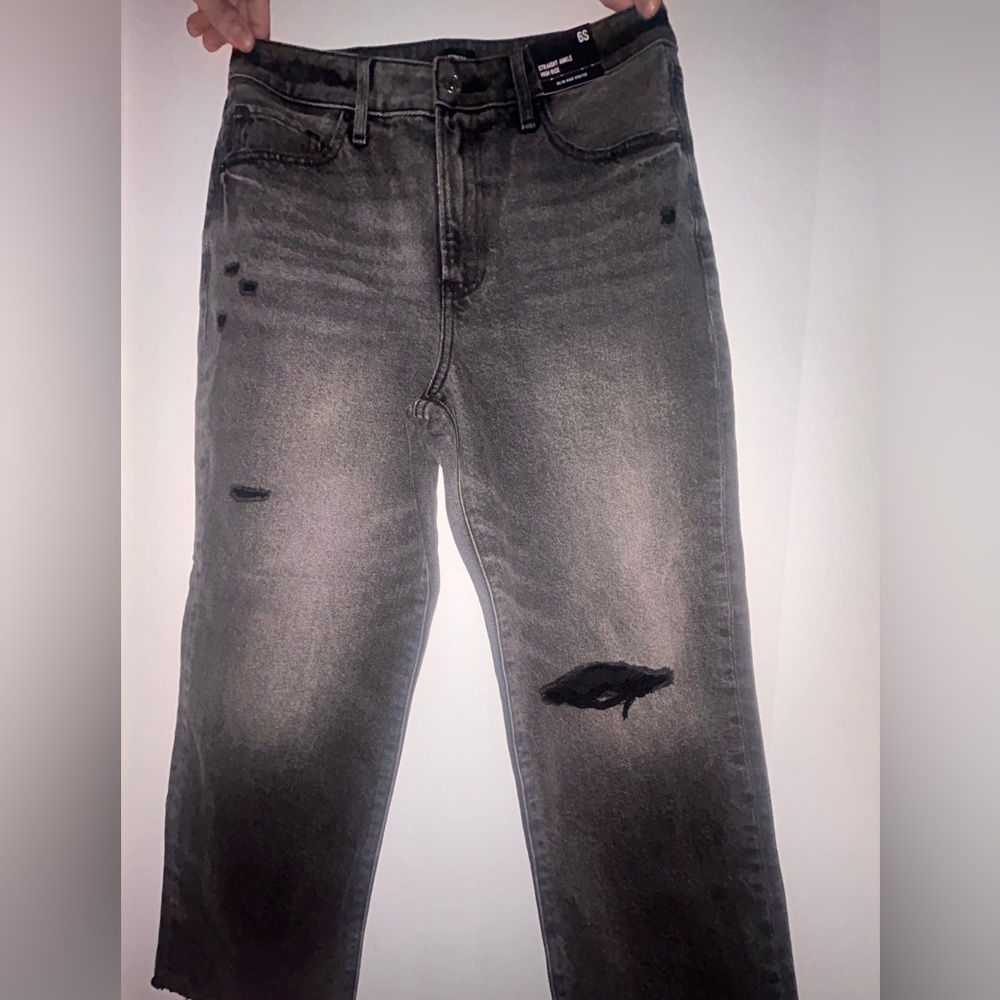 Express Charcoal Ankle Jeans